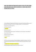 APEA POST PREDICTOR EXAM 2026 UPDATE ACTUAL TEST 300&plus; 2Q&A QUESTIONS AND 100&percnt; VERIFIED ANSWERS A&plus; GRADE Q&A INSTANT DOWNLOAD PDF UPDATE