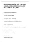 NR 511 WEEK 6 CLINICAL CASE STUDY PART&NewLine;ONE COMPREHENSIVE EXAMINATION TEST&NewLine;WITH COMPLETE SOLUTIONS