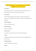 NUR 620 Final Exam Questions with 100&percnt;&NewLine;Verified Correct Answers