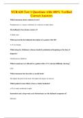 BUNDLE OF NUR 620  QUESTIONS WITH 100&percnt; VERIFIED CORRECT ANSWERS
