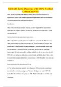 NUR 620 Test 2 Questions with 100&percnt; Verified&NewLine;Correct Answers