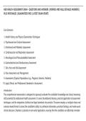 HESI HEALTH ASSESSMENT EXAM &ndash; QUESTIONS AND ANSWERS &vert; VERIFIED AND WELL DETAILED ANSWERS &vert;&NewLine;PLUS RATIONALES &vert; GUARANTEED PASS &vert; LATEST EXAM UPDATE