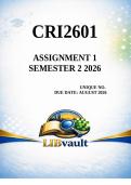 CRI2601 Assignment 1 Semester 2 2026
