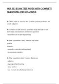 NUR 253 EXAM TEST PAPER WITH COMPLETE&NewLine;QUESTIONS AND SOLUTIONS