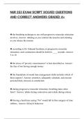 NUR 253 EXAM SCRIPT SOLVED QUESTIONS&NewLine;AND CORRECT ANSWERS GRADED A&plus;&NewLine;