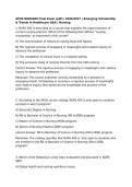 APUS NURS400 Midterm Exam & Final Exam Paackage Bundle &lpar;pdf&rpar; &vert; 2026&sol;2027 &vert; Emerging Scholarship & Trends in Healthcare Q&A &vert; Nursing