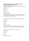APUS NURS 410 Midterm Exam &lpar;pdf&rpar; &vert; 2026&sol;2027 &vert; Nursing Leadership & Management Q&A &vert; Nursing