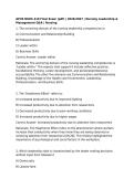 APUS NURS 410 FInal  Exam &lpar;pdf&rpar; &vert; 2026&sol;2027 &vert; Nursing Leadership & Management Q&A &vert; Nursing