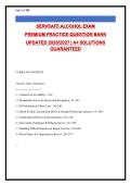 ServSafe Alcohol Exam Prep 2026-2027&colon; 275&plus; Practice Questions with Verified Answers & Rationales &vert; A&plus; Guaranteed
