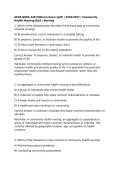 APUS NURS 440 Midterm Exam &lpar;pdf&rpar; &vert; 2026&sol;2027 &vert; Community Health Nursing Q&A &vert; Nursing