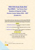  WGU D426 Study Guide &lpar;Red Text ONLY&rpar; Test Review Exam Questions & Expertly Verified Answers &vert;Latest Update 2026 &ndash; 2027 &lpar;Graded A&plus;&rpar;&NewLine;&NewLine;