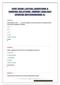 CHST EXAM &vert; ACTUAL QUESTIONS & VERIFIED SOLUTIONS &vert; NEWEST 2026-2027 UPDATED EDITION&vert;GRADED A&plus;