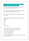Nutrition Exam 2 Question and Answer &lbrack;2026&rsqb; &vert;&NewLine;UPDATED ACTUAL Exam &vert; Final Review