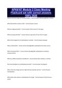APK6167 Module 2 Class Meeting Flashcard set with correct answers 100&percnt; 2026