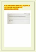ATI PN FUNDAMENTALS PROCTORED EXAM 2023 70 &NewLine;QUESTIONS AND VERIFIED ANSWERS &NewLine;&lpar;SCREENSHOTS&rpar;&period;LATEST 2026