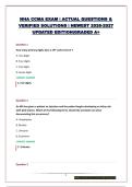 NHA CCMA EXAM &vert; ACTUAL QUESTIONS & VERIFIED SOLUTIONS &vert; NEWEST 2026-2027 UPDATED EDITION&vert;GRADED A&plus;