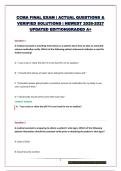 CCMA FINAL EXAM &vert; ACTUAL QUESTIONS & VERIFIED SOLUTIONS &vert; NEWEST 2026-2027 UPDATED EDITION&vert;GRADED A&plus;