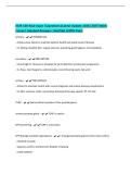 NUR 160 final exam &vert;Questions &lpar;Latest Update 2026&vert;2027&rpar; With&NewLine;Correct Detailed Answers &vert;Verified &lpar;100&percnt; Pass&rpar;
