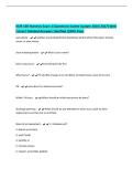 NUR 160-Hondros Exam 1&vert;Questions &lpar;Latest Update 2026&vert;2027&rpar; With&NewLine;Correct Detailed Answers &vert;Verified &lpar;100&percnt; Pass&rpar;