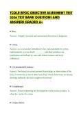 TCOLE BPOC OBJECTIVE ASSESSMENT TEST&NewLine;2026 TEST BANK QUESTIONS AND&NewLine;ANSWERS GRADED A&plus;