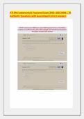 ATI RN FUNDAMENTALS PROCTORED EXAM 2023 ACTUAL 70 QUESTIONS WITH DETAILED VERIFIED ANSWERS