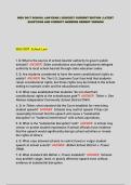 WGU D017 SCHOOL LAW EXAM &vert; 2026&sol;2027 CURRENT EDITION &vert; LATEST QUESTIONS AND CORRECT ANSWERS NEWEST VERSION