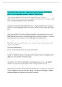 Professional Nursing Exam &vert;Questions &lpar;Latest Update 2026&vert;2027&rpar;&NewLine;With Correct Detailed Answers &vert;Verified &lpar;100&percnt; Pass&rpar;