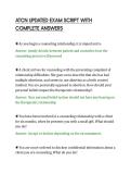 ATCN UPDATED EXAM SCRIPT WITH&NewLine;COMPLETE ANSWERS