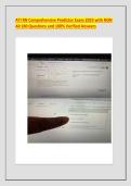 ATI RN Comprehensive Predictor Exam 2023 with NGN &NewLine;All 180 Questions and 100&percnt; Verified Answers 