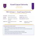 NSG 316 &sol; NSG316 Exam 3 &lpar;LATEST EDITION&rpar; Health Assessment &vert; Complete Questions & Verified Answers &vert; 100&percnt; Correct &vert; Grade A &ndash; GCU