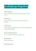 BADM 7200 UPDATED ACTUAL EXAM&NewLine;QUESTIONS AND CORRECT ANSWERS