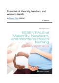 Test Bank - Essentials of Maternity&comma; Newborn&comma; and Women's Health Nursing&comma; 5th Edition &lpar;Ricci&comma; 2021&rpar;&comma;  All Chapters  1-24 Fully Covered 2026&sol;2027