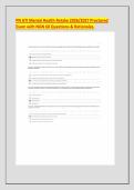 PN ATI Mental Health Retake 2026&sol;2027 Proctored &NewLine;Exam with NGN 60 Questions & Rationales&period;