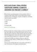 BCIS 2610 EXAM 1 FINAL REVIEW&NewLine;QUESTIONS VERIFIED COMPLETE&NewLine;ANSWERS 100 PERCENT CORRECT