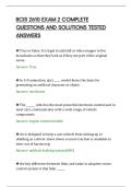 BCIS 2610 EXAM 2 COMPLETE&NewLine;QUESTIONS AND SOLUTIONS TESTED&NewLine;ANSWERS