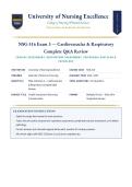 NSG 316 &sol; NSG316 Exam 3 &lpar;LATEST EDITION&rpar; Cardiovascular & Respiratory &vert; Complete Questions & Verified Answers &vert; 100&percnt; Correct &vert; Grade A &ndash; GCU