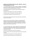 National University NUR 510 Advanced Pathophysiology Module 4 &lpar;pdf&rpar; &vert; 2026&sol;2027 &vert; Q&A &vert; Nursing