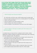 D & S STNA TEST BANK PRACTICE EXAM 2026&sol;2027 &NewLine;COMPLETE ACCURATE EXAM REAL QUESTIONS AND &NewLine;CORRECT VERIFIED ANSWERS WITH DETALED &NewLine;RATIONALES &lpar;100&percnt; CORRECT VERIFIED ANSWERS&rpar; &NewLine;CURRENTLY UPDATED VERSION 2026 EDITION &NewLine;&vert;GUARANTEED PASS A&plus; &vert;FULL REVISED EXAM