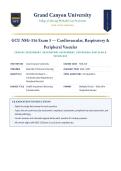 NSG 316 &sol; NSG316 Exam 3 &lpar;LATEST EDITION&rpar; Cardiovascular&comma; Respiratory & Peripheral Vascular &vert; Complete Questions & Verified Answers &vert; 100&percnt; Correct &vert; Grade A &ndash; GCU