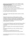 National University NUR 300 Module 1 &lpar;pdf&rpar; &vert; 2026&sol;2027 &vert; Health Assessment Q&A &vert; Nursing