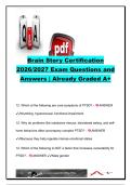 BRAIN STORY EXAM COMPLETE PACKAGE DEAL