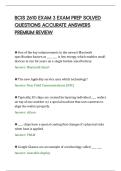 BCIS 2610 EXAM 3 EXAM PREP SOLVED&NewLine;QUESTIONS ACCURATE ANSWERS&NewLine;PREMIUM REVIEW