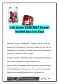 CALT Exam 2026&sol;2027 Questions & Answers &vert; 100&plus; Questions &vert; Dyslexia&comma; Phonics&comma; Phonology&comma; Language Domains & Reading Development