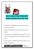 CALT EXAM COMPLETE PACKAGE DEAL