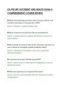 CA PSI LIFE ACCIDENT AND HEALTH EXAM 4&NewLine;COMPREHENSIVE COURSE REVIEW