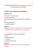 AAERT CDR PRACTICE EXAM 210&plus; Questions with Answers & Detailed Rationales UPDATED&period;