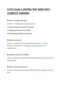 CCTC EXAM 2 UPDATED TEST PAPER WITH&NewLine;COMPLETE ANSWERS