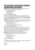 RN 106 EXAM 2 QUESTIONS FORSURE GUARANTEED SUCCESS&excl;&excl;&excl;