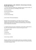 NU NUR 320 Module 1 &lpar;pdf&rpar; &vert; 2026&sol;2027 &vert; Pharmacology for Nursing Practice Q&A &vert; Nursing