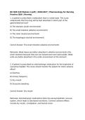 NU NUR 320 Module 4 &lpar;pdf&rpar; &vert; 2026&sol;2027 &vert; Pharmacology for Nursing Practice Q&A &vert; Nursing